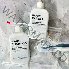 슬림톡톡 여행 휴대용 샴푸통 핸드워시 디스펜서 원터치 펌프l 용기 국내제작, 1개, 원터치캡-화이트300ml