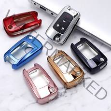 넥스트스파크폴딩키 아베오 트랙스 크루즈 올란도 말리부 알페온 임팔라 폴딩키 TPU 크롬 키홀더 키케이스, 3D고급형 블랙크롬