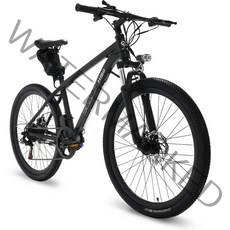 에이유테크 스카닉 M180 36V 5Ah MTB 전기자전거, 블랙, 스틸