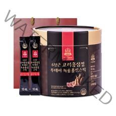 고려홍삼중앙회 6년근 고려홍삼정 투데이 녹용홍삼스틱 + 쇼핑백, 10ml, 1개