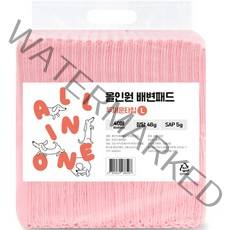 멍냥이랑 강아지 올인원 두꺼운타입 배변패드, 1개, 40개입