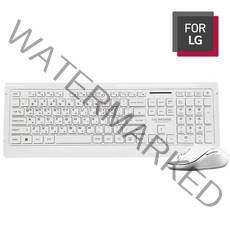 [For LG] 무선키보드마우스세트 MKS-8000 (덮개 포함), 화이트, white