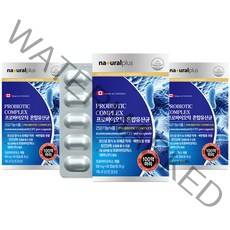 내츄럴플러스 프로바이오틱 혼합유산균, 60정, 500mg, 3개