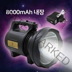 원동쓰 CREE L2 U3 LED 충전식 써치라이트 랜턴 50W 8시간연속사용, 1개