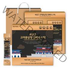 개성고려삼인 6년근 고려홍삼정 전체식 스틱 + 쇼핑백, 1개, 360g