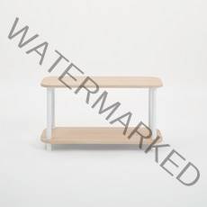 [메종드꼼마] 베스토 조립식 선반 600/800 2단, 우드화이트