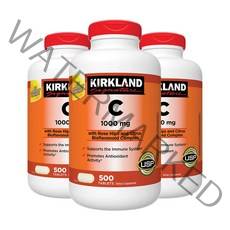 커클랜드 [3개 SET] 비타민 C 1000mg 500정 (타블렛) Kirkland Vitamin 500tabs, 1개