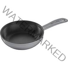 staub 스토우 스킬렛 그레이 16cm 후라이팬 법랑 주물 철 인덕션 가능 Skillet 40501-145, 1개, 상품명참조