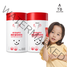 에이토솔루션 튼튼멀티비타민(액상)30P 2박스 9가지 성장필수 영양소 함유 종합비타민, 300g, 2개