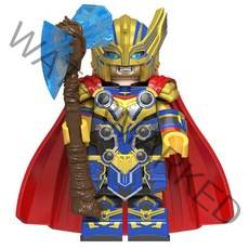 레고호환 어벤져스 미니피규어 쉬헐크 토르 광택스파이더맨, 611번 WM2417-A 토르