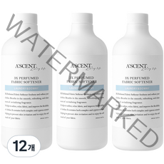 에이센트 퍼퓸드 섬유유연제 런더리다우니, 1000ml, 12개