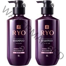 려 자양윤모 9EX 탈모증상전문케어 중건성두피용 샴푸, 400ml, 2개