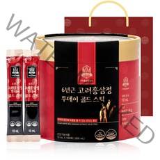 고려홍삼중앙회 6년근 고려홍삼정 투데이 골드 스틱 + 쇼핑백, 10ml, 100개