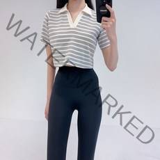 로라벨 세레 단가라 반팔 크롭 커버업