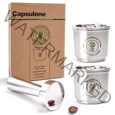 이지 일리 호환 리필 스텐 캡슐 2p + 스텐 탬퍼 세트, 혼합색상, 1세트