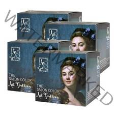 순수 더 살롱 컬러 아트 갤러리 5.3 초코 브라운X4개순수 염색약 흰머리 뿌리 새치커버 셀프, 초코 브라운, 4개