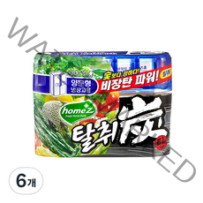 홈즈 탈취탄 양문형 냉장고용 본품, 240g, 6개