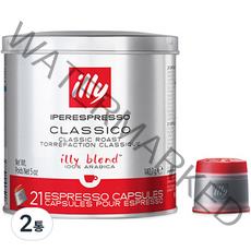 일리 미디움 로스티드 캡슐커피, 140.7g, 1개, 2통