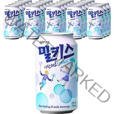 롯데칠성음료 밀키스, 340ml, 24개