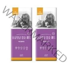 냥글댕글 미끄럼 방지 논슬립 국산 참숯 애견 배변패드, 100매