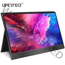 포터블 서브 모니터 UPERFECT FHD 1080p ps4 xbox 스위치 게임용 노트북 pc 전화 용 13.3 인치 ips 화면, 협력사, 우리 플러그