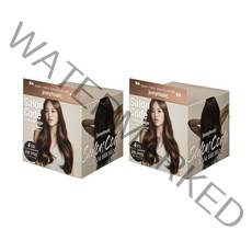 제니하우스코스메틱 뉴 살롱코드 글램헤어 염모제 새치머리 멋내기용, 글램 브라운, 2개