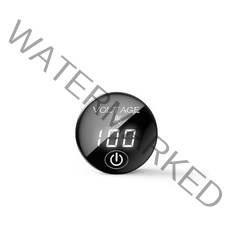 적산계 인산철 파워뱅크 배터리 전압계 전류계 5 48 패널 디지털 전압 측정기 자동차, 흰색 주도