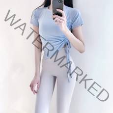 로라벨 기본 옆셔링 필라테스복 요가복 커버업