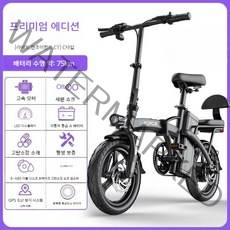 독일 G-force 접이식 전기자전거 초경량 운전 배터리 자동차 소형 휴대용 리튬 배터리, 48V, 0아, 15A전기80km고출력모터A급배터리