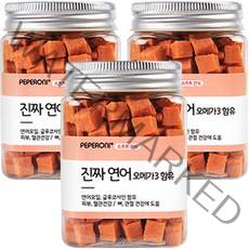 페페로니 애견용 져키 180g, 연어, 3개