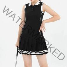 럭스골프 여성용 카라 민소매 골프원피스 MDG3S103