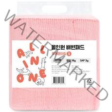 멍냥이랑 강아지 올인원 두꺼운타입 배변패드, 1개, 100개입