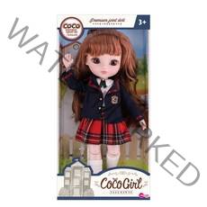 원앤원 코코걸 코코슈슈 학교에가요 구체관절인형, 혼합 색상