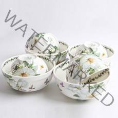 로얄에식스 목련 본차이나 공기대접 세트, 혼합색상, 공기 4p + 대접 4p