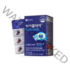아이클리어 루테인지아잔틴, 30정, 1박스