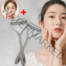 홈케어 페이스 니들마사지기 페이스롤러+얼굴리프팅기
