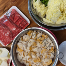 남해안 급냉 손질노랑새조개 500g 1kg