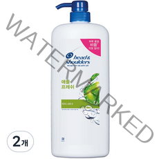 헤드앤숄더 애플프레쉬 샴푸 애플향, 1200ml, 2개