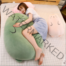 당일발송 못난이 공룡 고양이 대형 동물 모찌인형 바디필로우 애착인형