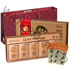 고려인삼유통 6년근 고려홍삼정 골드진 120정 + 쇼핑백, 60g, 1세트
