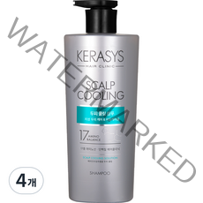 케라시스 두피 프레쉬 쿨 샴푸, 750ml, 4개