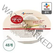 햇반 백미밥, 210g, 48개