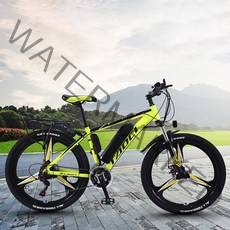 AKEZ TAOCI 02 350W 전기산악자전거 26인치 36V13AH 27 오프로드 EMTB, 10AH 65KM 스포크 휠, 블랙 레드