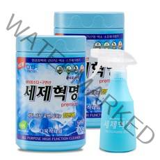 세제혁명 프리미엄 다목적 세제 700g 2p + 분무기 세트, 1세트