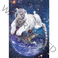 퍼즐코리아 지구를 품고 있는 백호 3224 직소퍼즐, 혼합색상, 2000피스