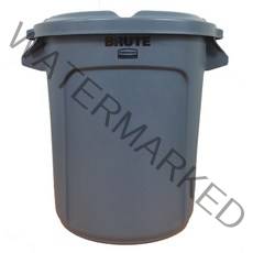 러버메이드 벤티드 브루트 컨테이너 37L 세트 (통+뚜껑), 회색(통+뚜껑), 1개
