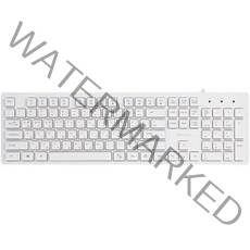 아이리버 USB 유선 아이솔레이션 키보드 IR-K2000W, 화이트, 일반형