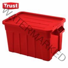 트러스트 THOR 다용도 토트 박스 75L + 덮개, RED, 1세트