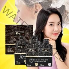 TV홈쇼핑 수화연 이지칼라 염색약 저자극 샴푸 새치 흰머리 셀프 염모제 이지컬러, 다크브라운, 7개