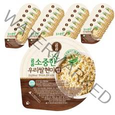 곰곰 고슬고슬 소중한 우리쌀 현미밥, 210g, 24개